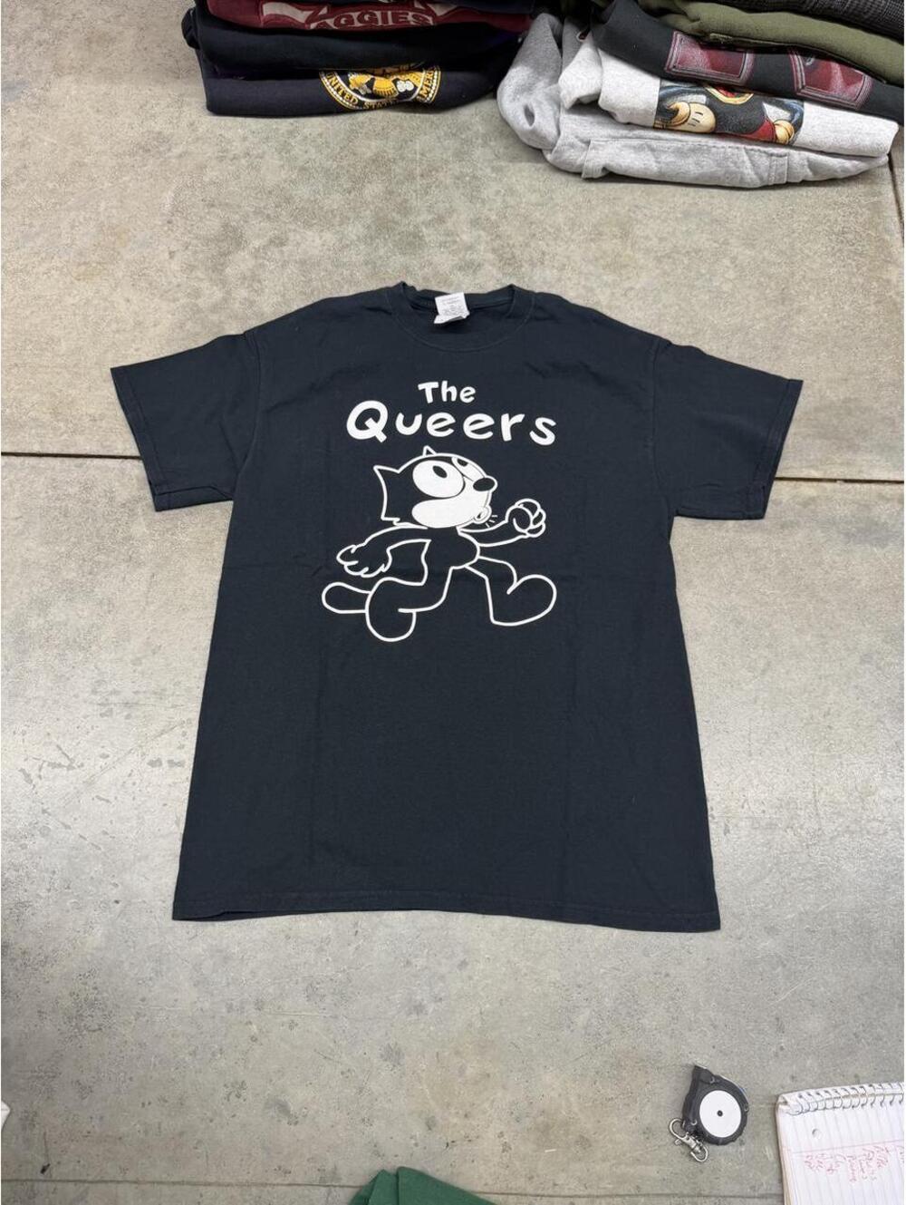 vintage the queers felix the cat rock band shirt size medium